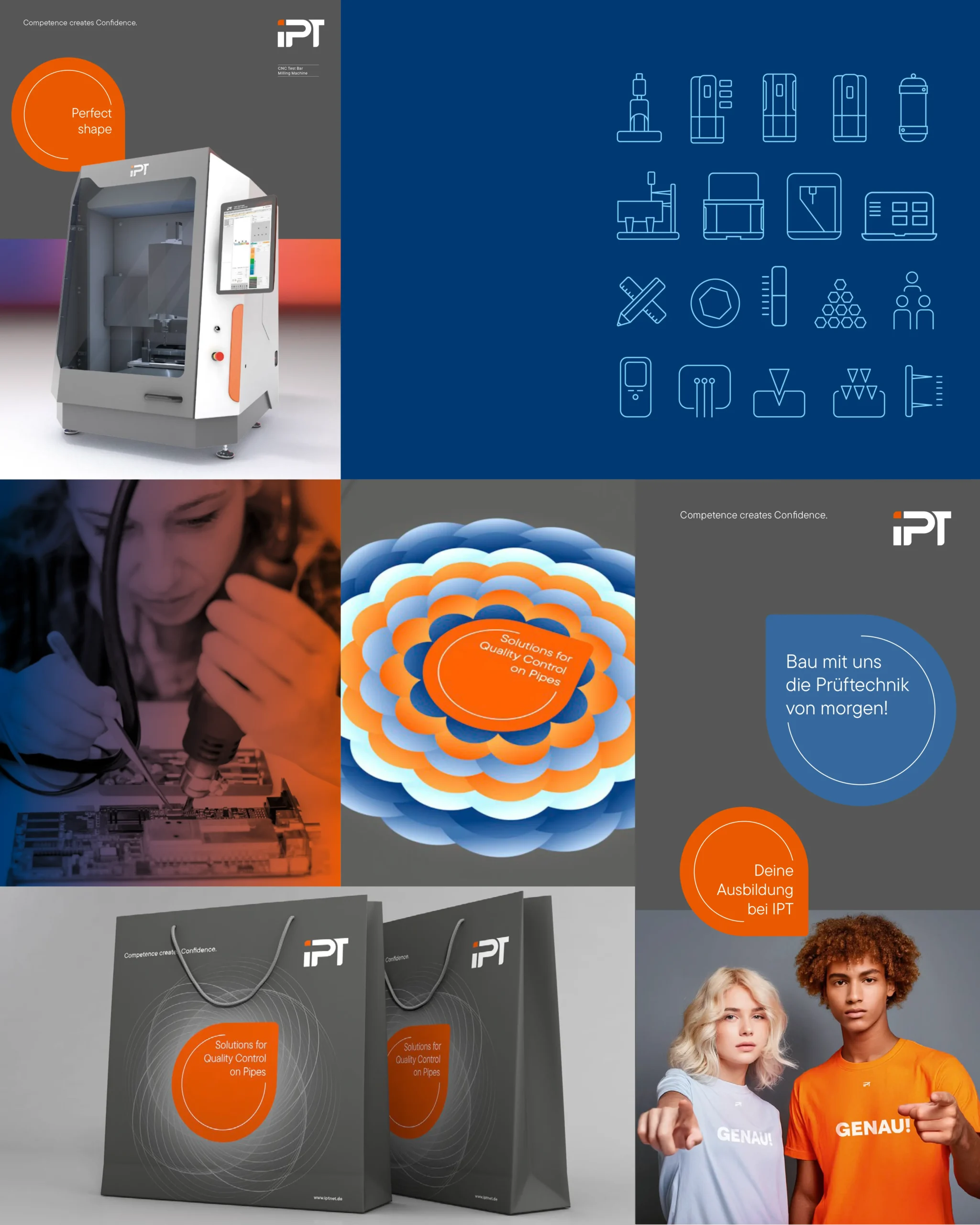 IPT Corporate Design und Designsystem für technischen Mittelstand