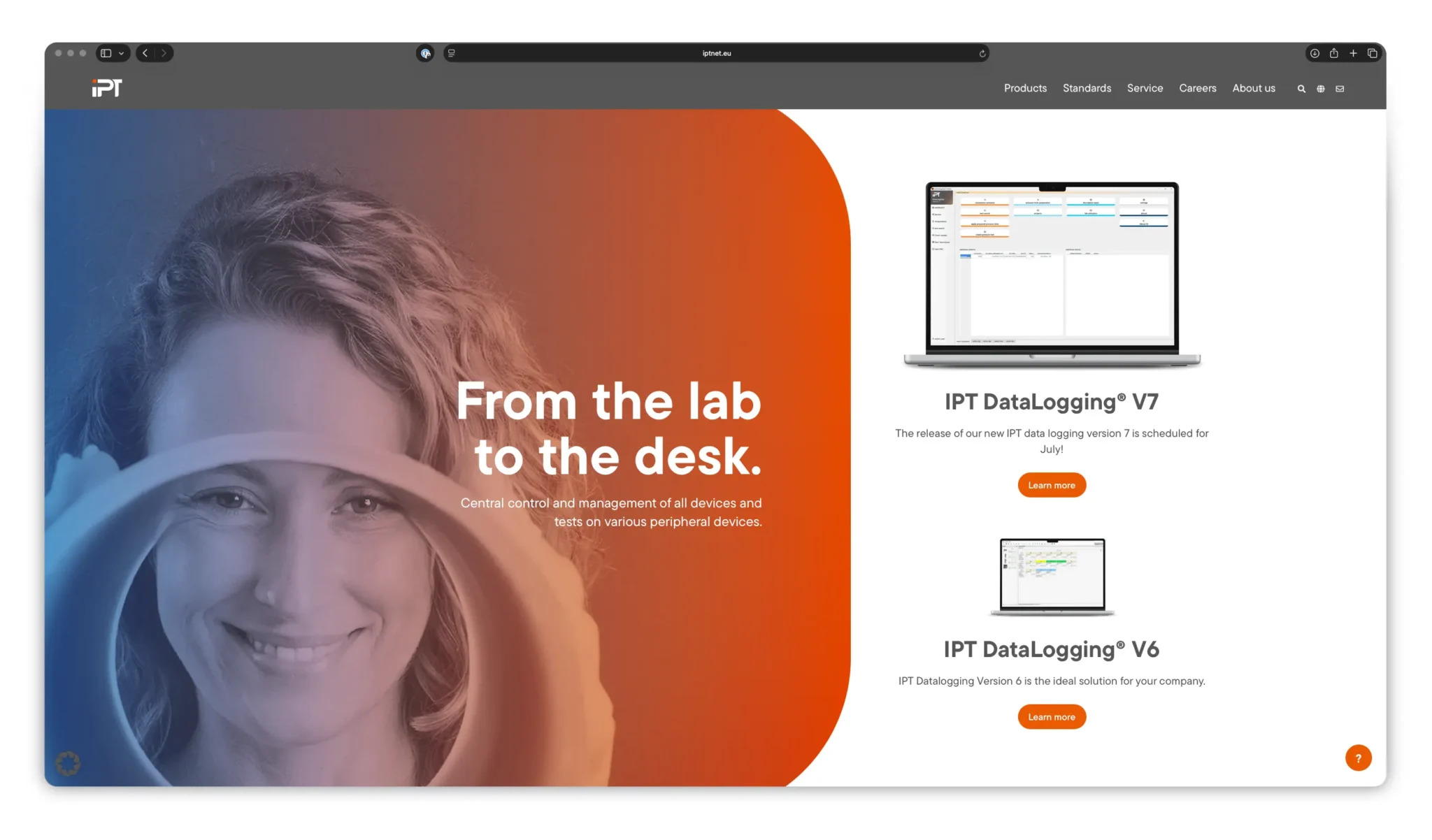 IPT Institut für Prüftechnik Website Teaser Image